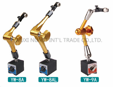 Yellow / Gold Hydraulic Indicator Magnetic Base Stand 80KGF Model YW -9A with Universal Arm